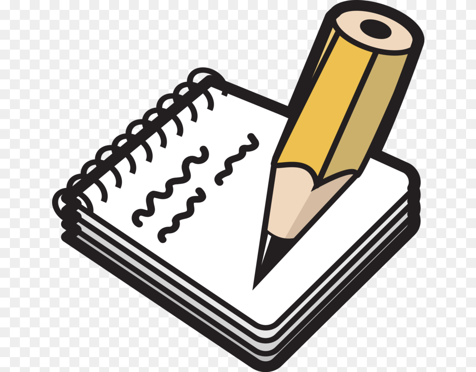 Notebook Paper Pencil Computer Icons Drawing, Text, Smoke Pipe Png Image