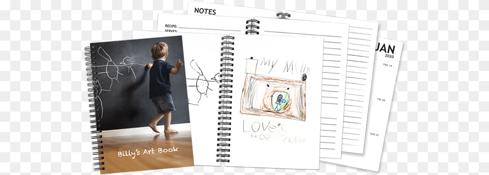 Notebooks Sketch Pad, Page, Text, Boy, Child Free Png