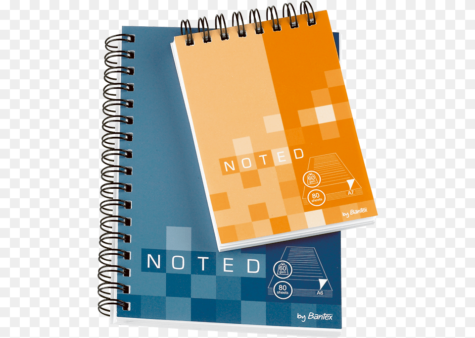 Noted Range Soft Cover Spiral Bound Bantex B1831 Noted Twin Wire Soft Notebooks, Diary, Text Png