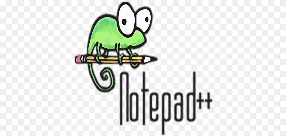 Notepad And Wordpad Compared With Word Notepad Logo, Animal, Lizard, Reptile, Green Lizard Free Png Download