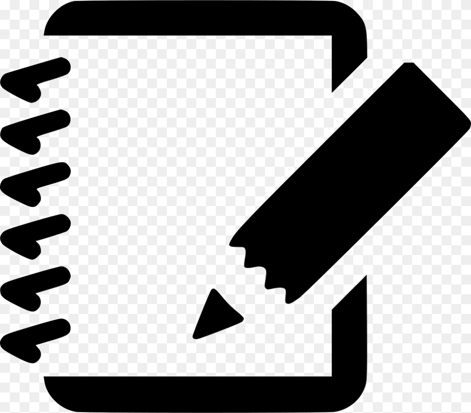 Notepad Icon, Pencil, Text Png Image