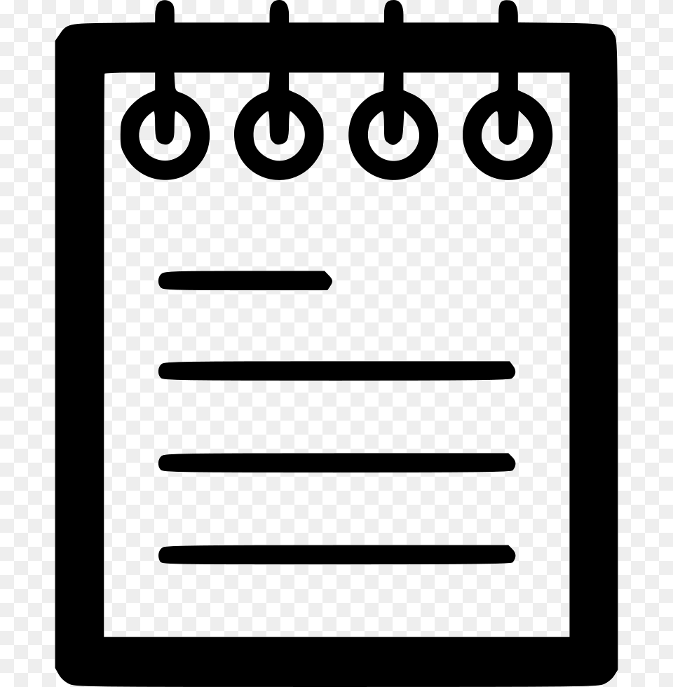 Notepad Icon Free Download, Text, Page Png Image