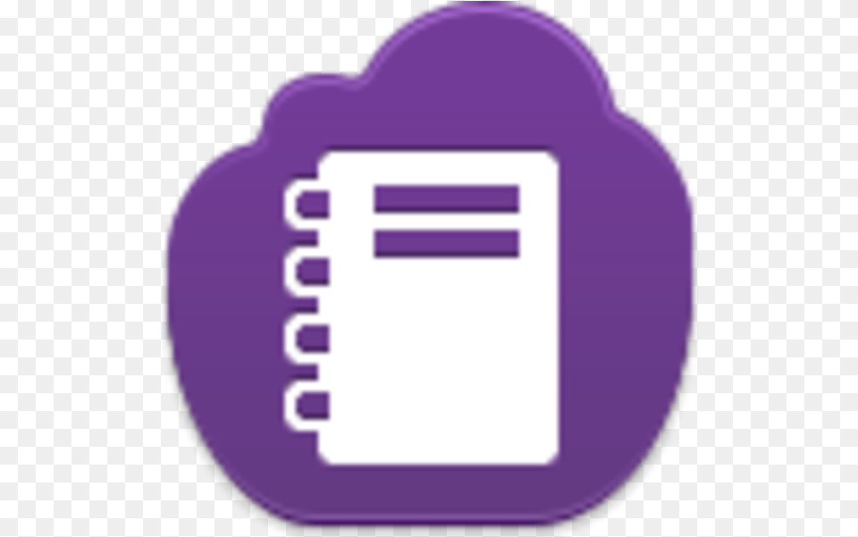 Notepad Icon Vertical, Purple, File, Text Png Image
