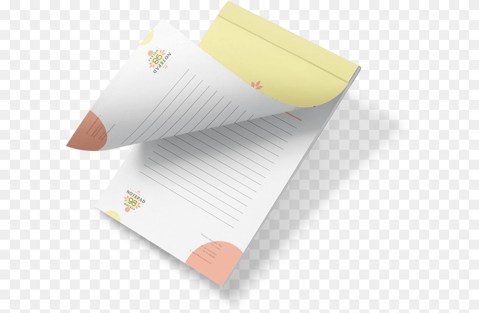 Notepad Printing Printed Notepads 4over4com Document, Page, Text, Envelope, Mail Png Image