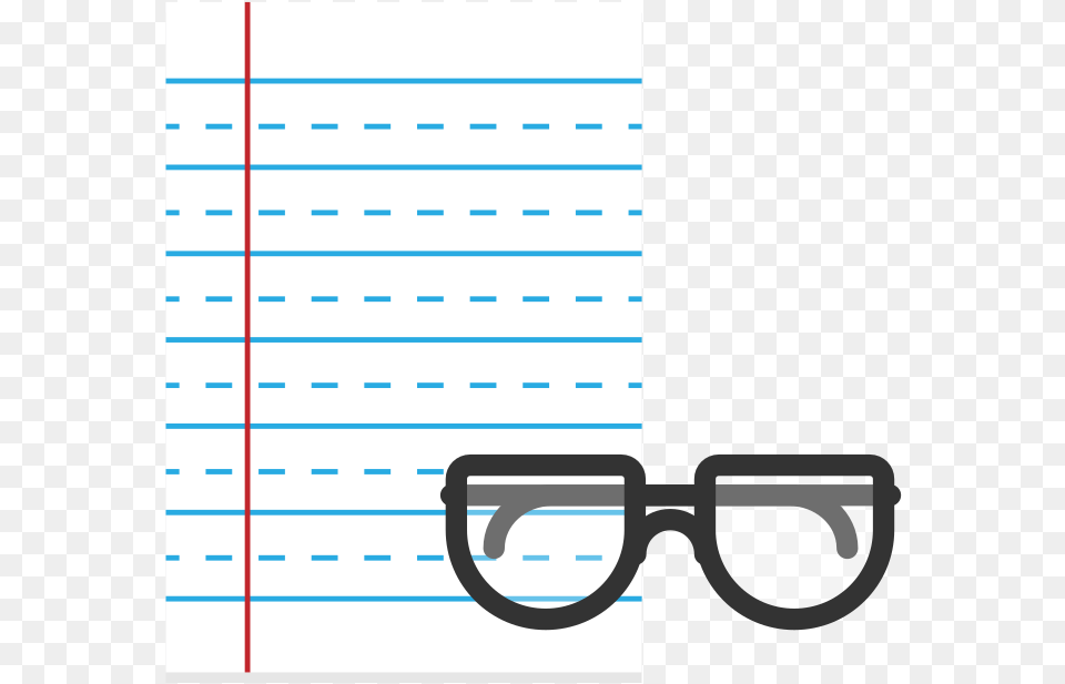 Notepad With Glasses Flat Icon Vector, Page, Text, Accessories, Smoke Pipe Free Png Download