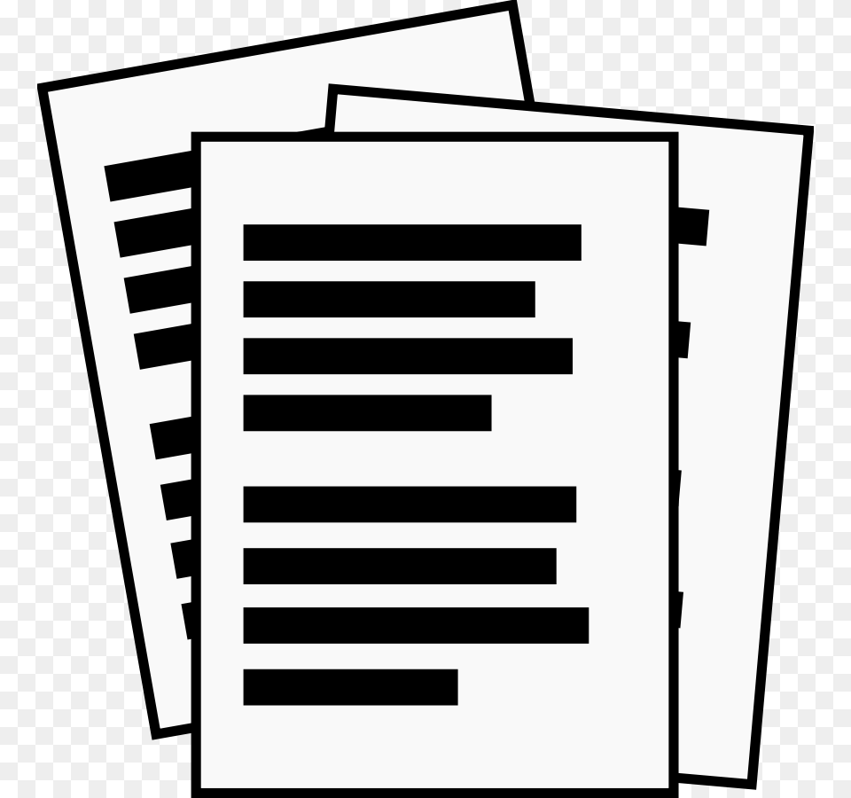 Notes Office Pages Papers Print Report Documents Document Clipart, Page, Text Free Png