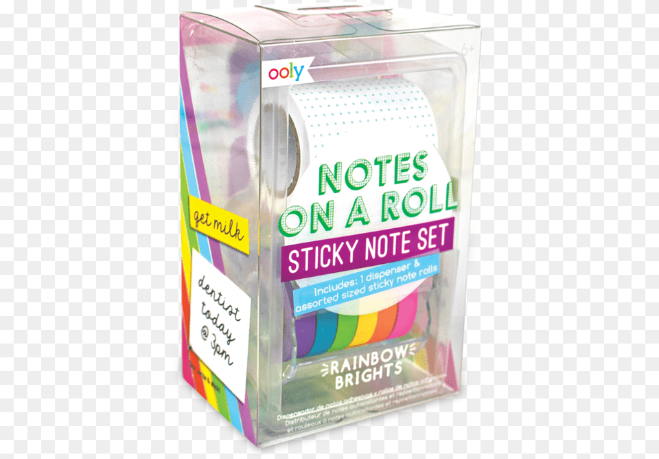 Notes On A Roll Sticky Notes Set Ooly Notes On A Roll, Paper, Towel Png