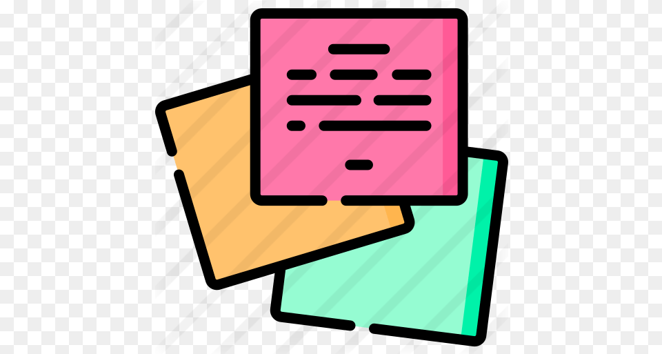 Notes Pink Notes Icon, Text Free Png Download