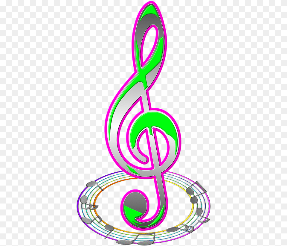 Notescorestreble Clefmelodymusicclip Artcolored Color Transparent Background Musical Notes Clip Art, Alphabet, Ampersand, Symbol, Text Free Png Download