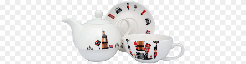 Nothing Beats Having A Cup Of Tea In London Ceramic, Pottery, Cookware, Pot, Art Png