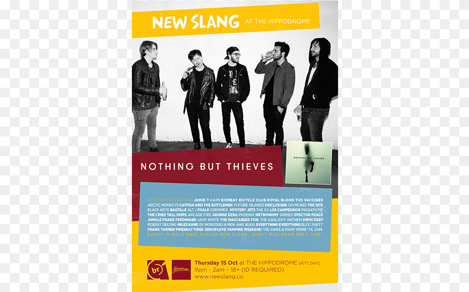 Nothing But Thieves New Slang Flyer, Male, Jacket, Man, Person Free Transparent Png