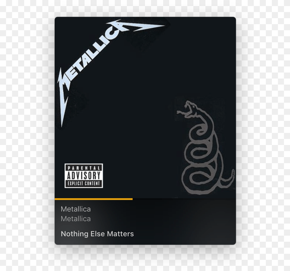Nothing Else Matters Metallica Album Cover, Paper, Text Png Image