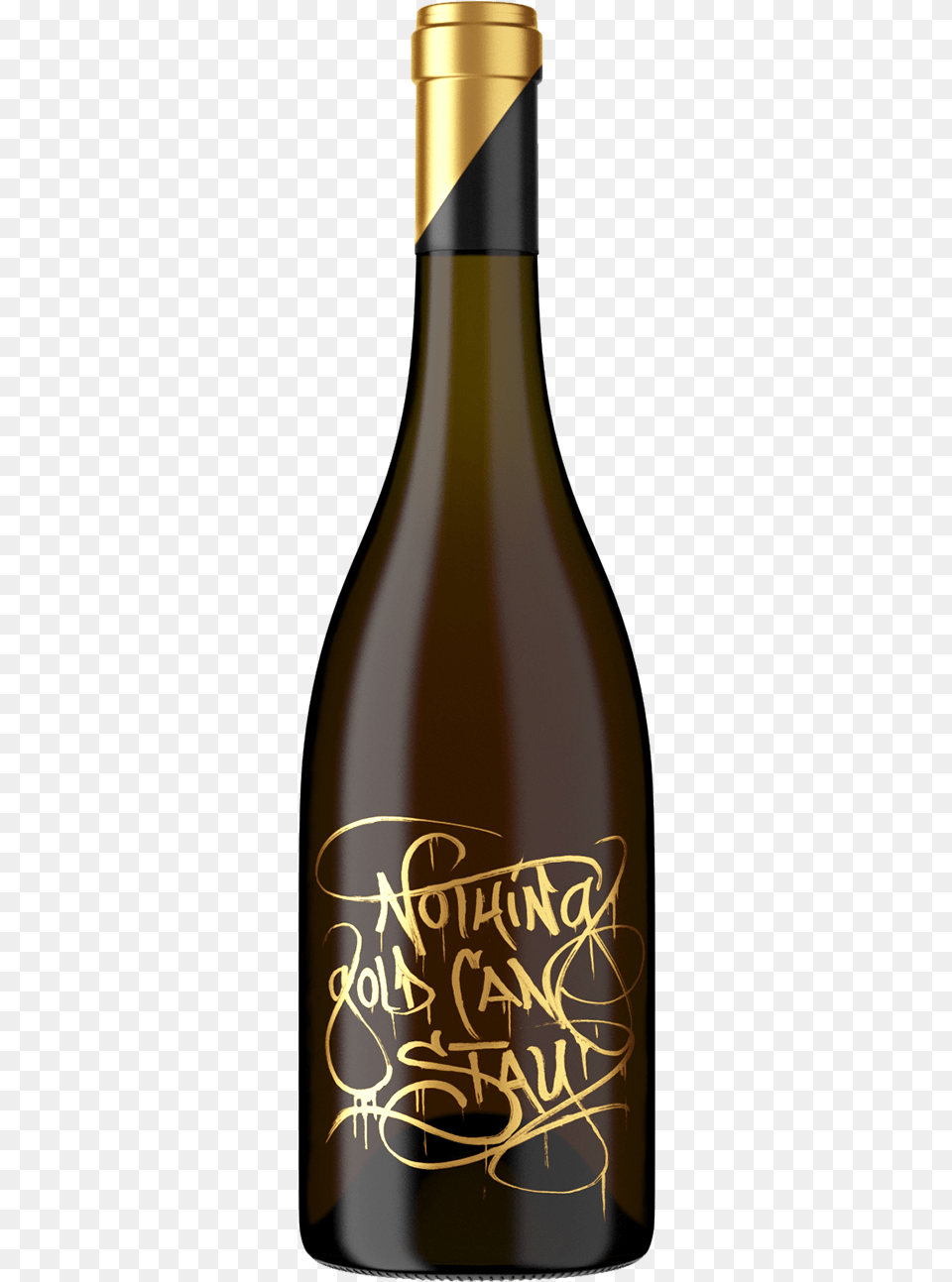 Nothing Gold Can Stay Glass Bottle, Alcohol, Beer, Beverage, Liquor Free Transparent Png