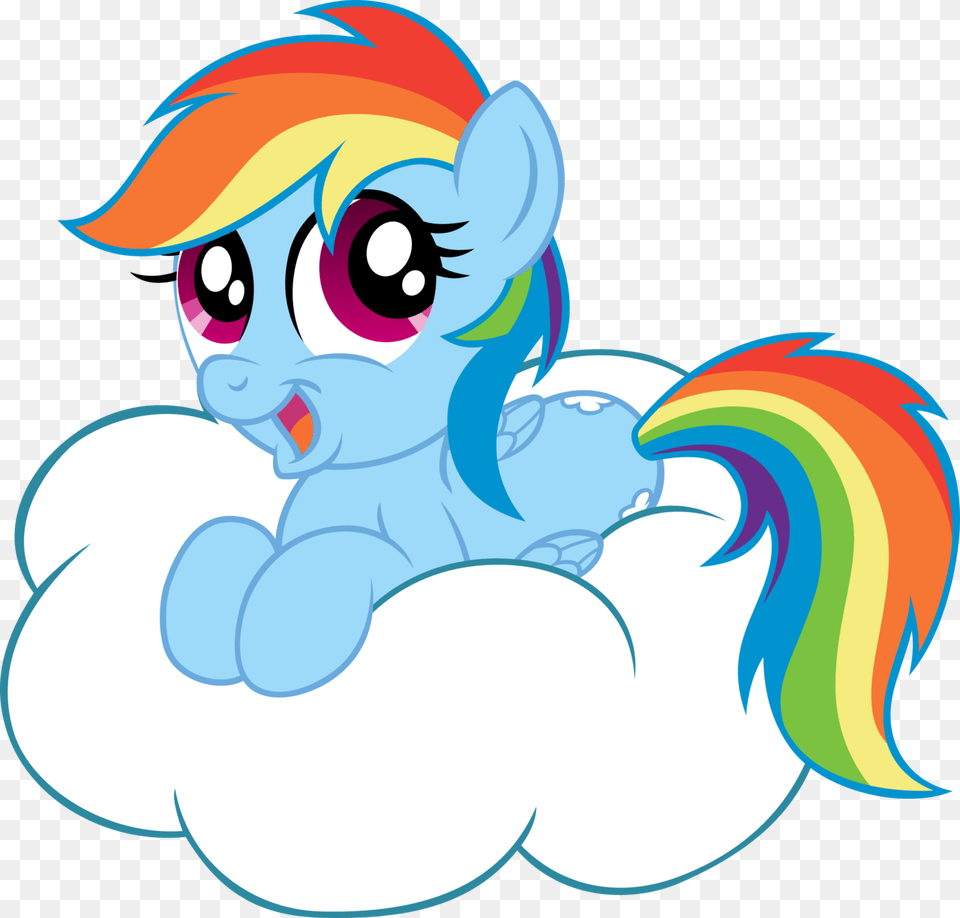 Nothing Like Chilling On A Cloud My Little Pony Friendship Is, Art, Graphics, Baby, Person Free Png