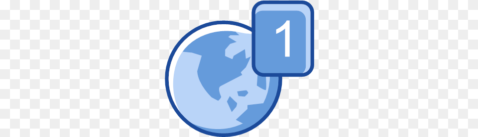 Notification One World Map Icon Facebook Ui, Symbol Png