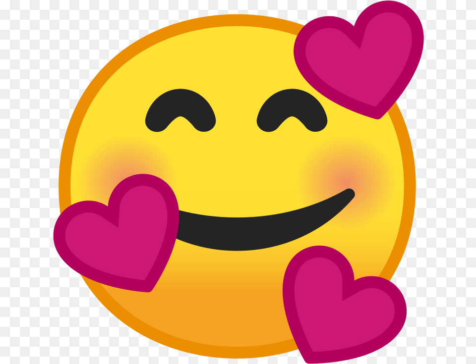 Noto Emoji Pie 1f970 Smiley Face Emoji Free Png