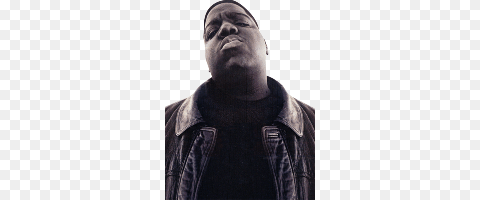 Notorious Big Image Notorious Big Leather Jacket, Portrait, Photography, Person, Head Free Png