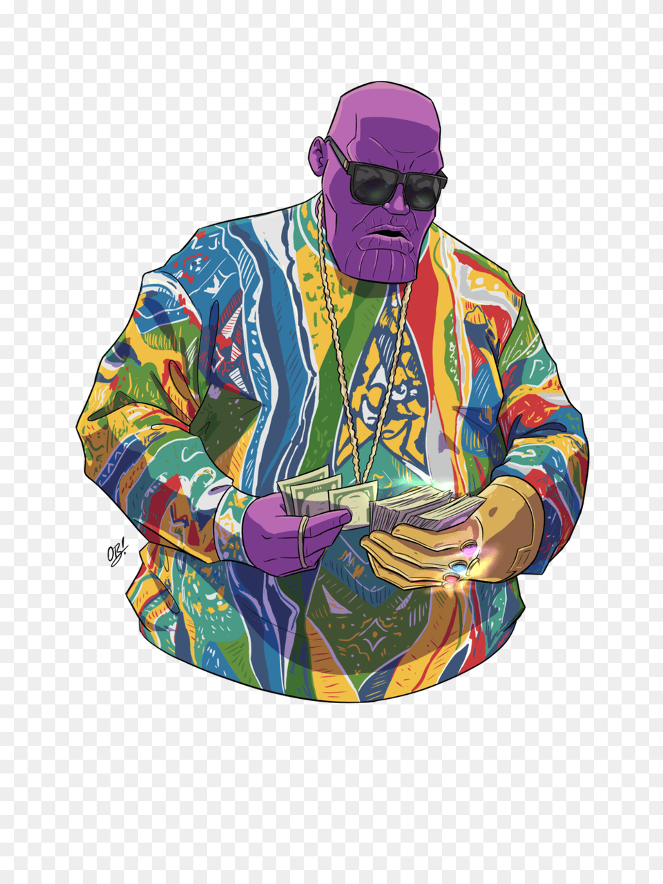 Notorious Thanos, Adult, Person, Man, Male Free Transparent Png