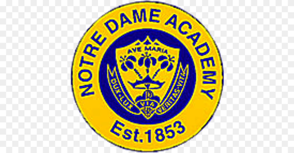 Notre Dame Academy Notre Dame Academy, Badge, Logo, Symbol, Emblem Png