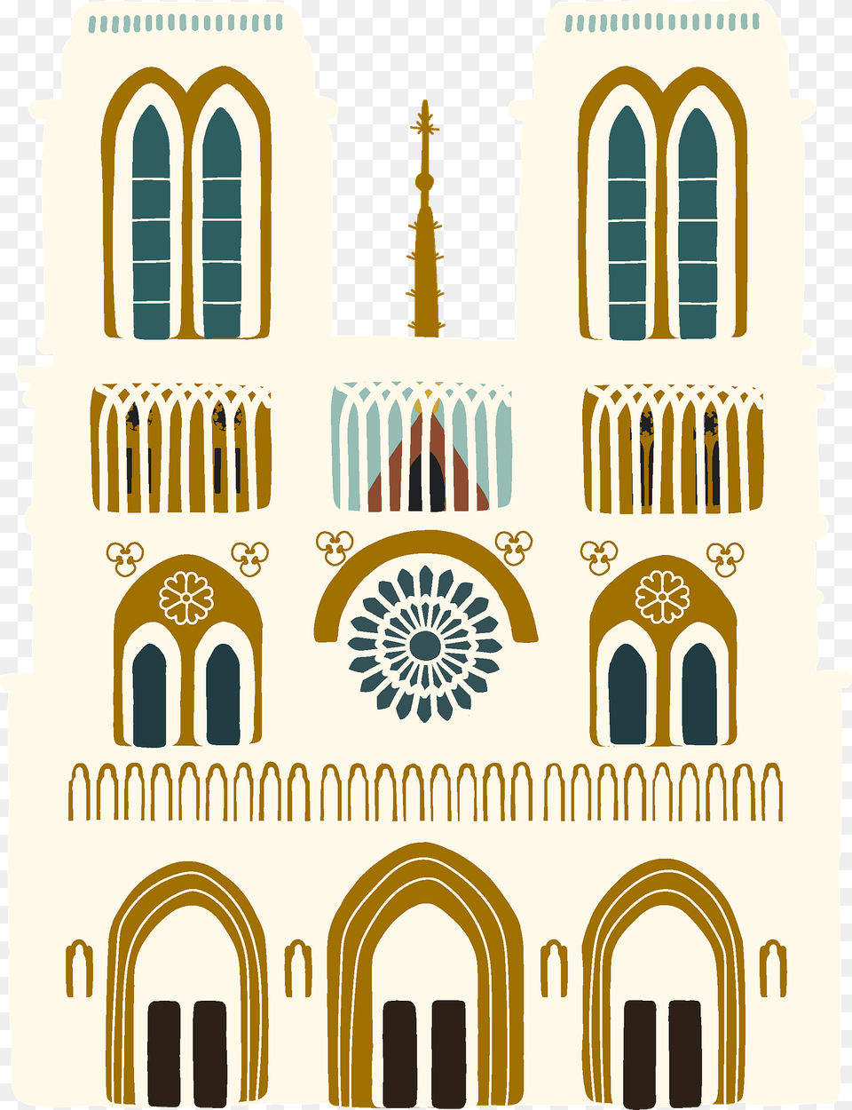 Notre Dame Clipart, Cathedral, Arch, Architecture, Building Png Image