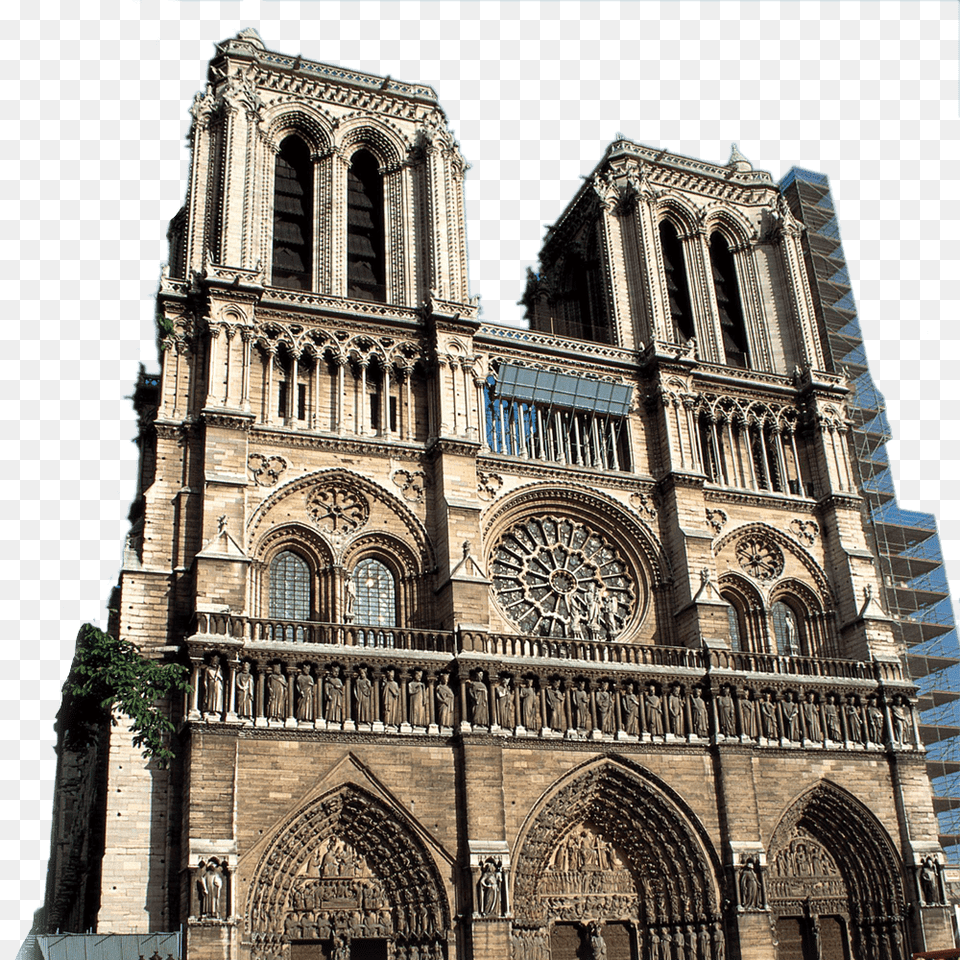 Notre Dame De Paris Side View, Arch, Architecture, Building, Cathedral Free Transparent Png