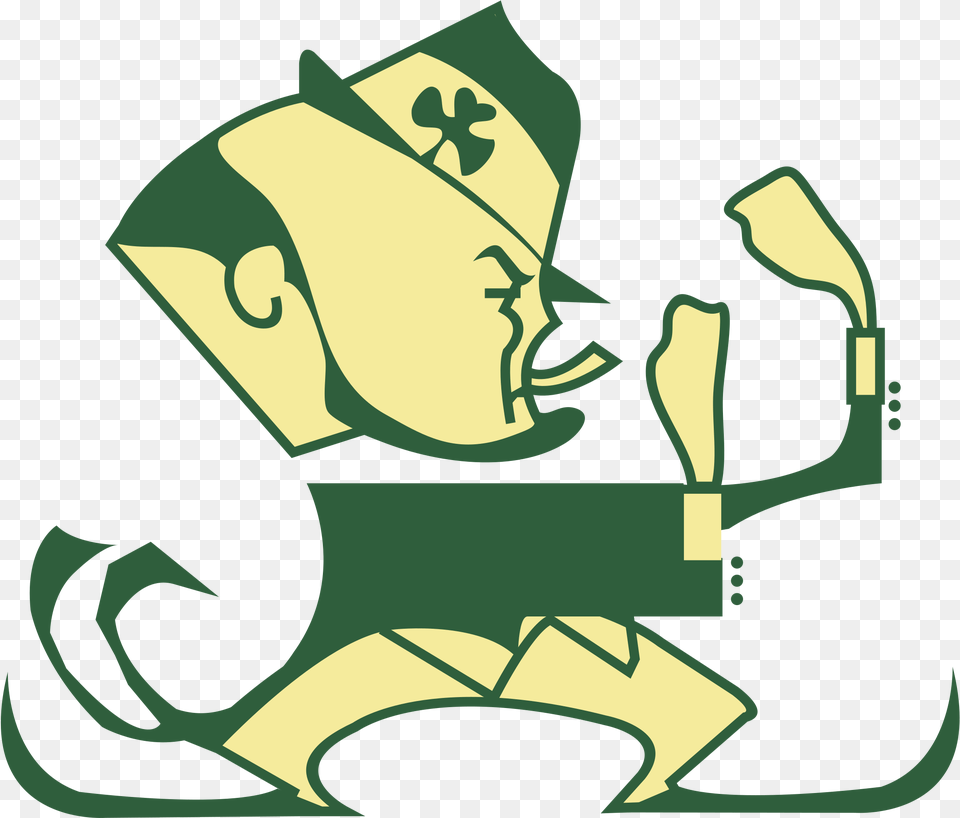 Notre Dame Fighting Irish Logo Transparent, Bulldozer, Machine Png