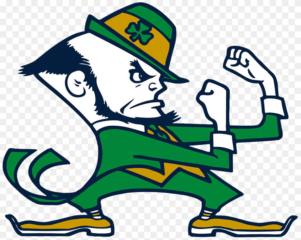 Notre Dame Fighting Irish Mascotte, Art, Elf, Clothing, Hat Png Image