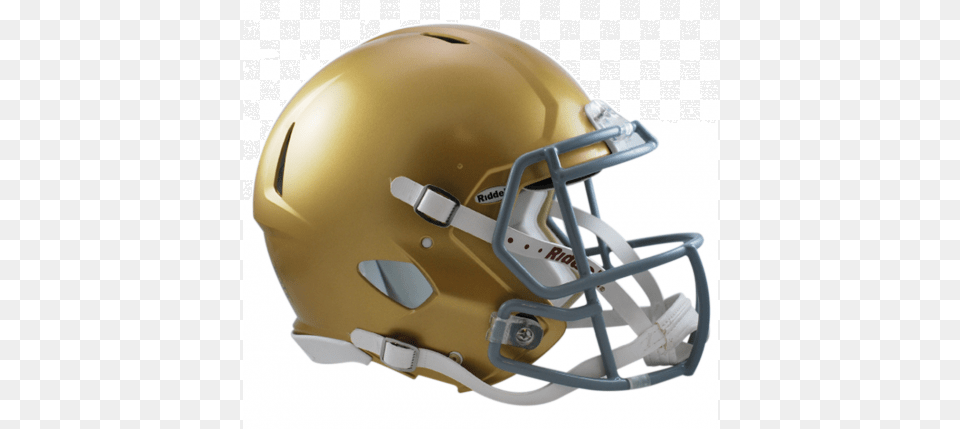 Notre Dame Fighting Irish Speed Football Helmet, American Football, Football Helmet, Sport, Person Free Transparent Png