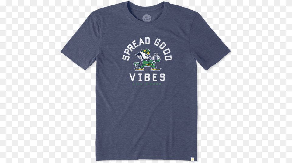 Notre Dame Good Vibes Cool Tee Life Is Good Women39s Oklahoma Good Vibes Cool Vee, Clothing, Shirt, T-shirt Free Transparent Png