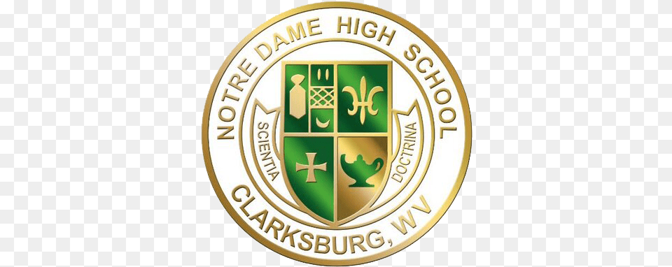 Notre Dame High School Clarksburg Wv Notre Dame High School Clarksburg Wv, Badge, Logo, Symbol, Emblem Free Png