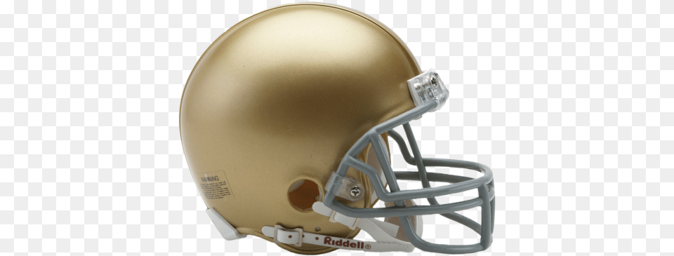 Notre Dame Riddell Mini Helmet Old Notre Dame Helmets, American Football, Football, Football Helmet, Sport Free Png Download