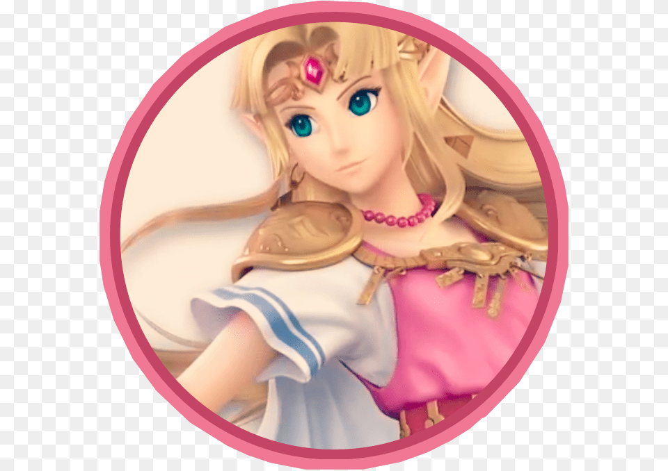Notsplatoon Icon Zeldabreathofthewild Zeldaedit Zelda De Super Smash Bros Ultimate, Doll, Toy, Baby, Person Png Image