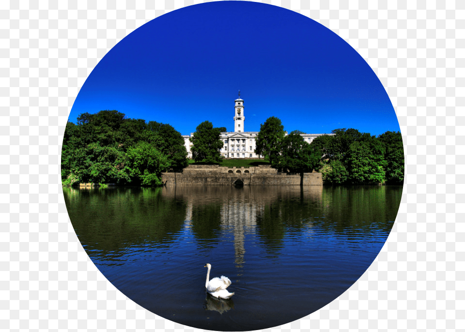 Nottingham Nottingham University Trent Building, Water, Pond, Photography, Outdoors Free Png