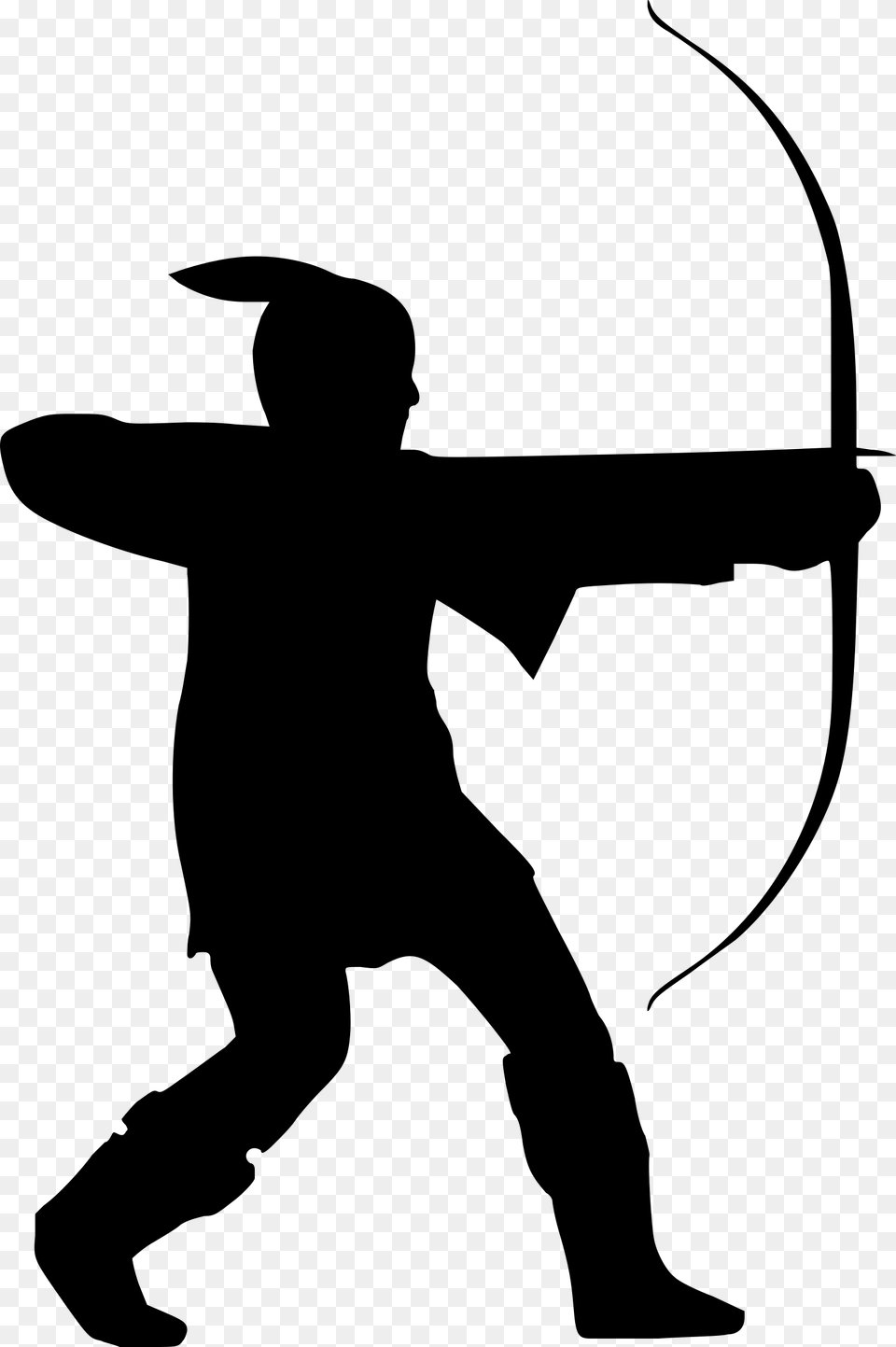 Nottinghamshire Archer Icons, Gray Free Png