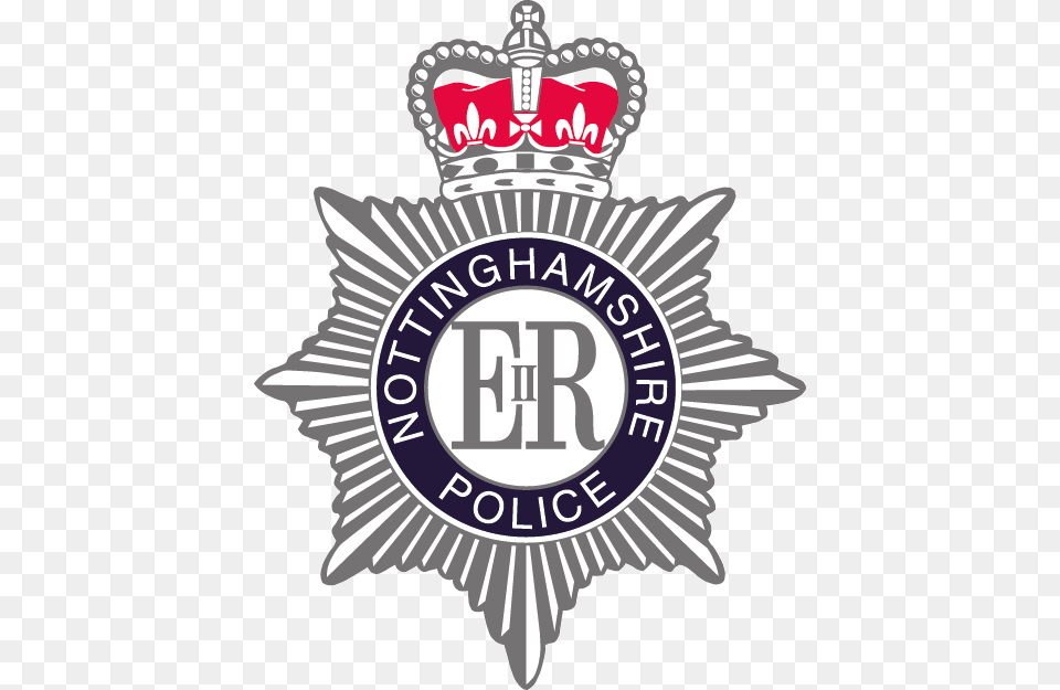 Nottinghamshire Police Logo Staffordshire Police Logo, Badge, Symbol, Emblem, Dynamite Png Image