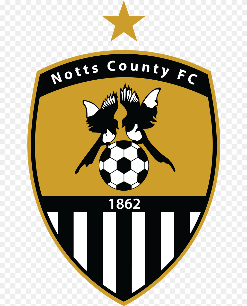 Notts County Fc Logo, Symbol, Sport, Soccer Ball, Soccer Png