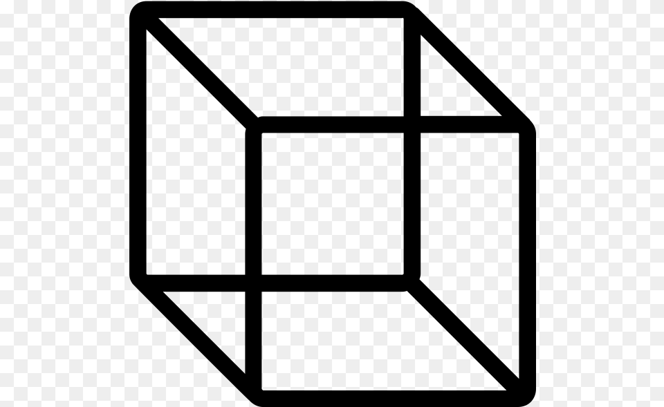Noun Cube Geometry, Gray Free Transparent Png