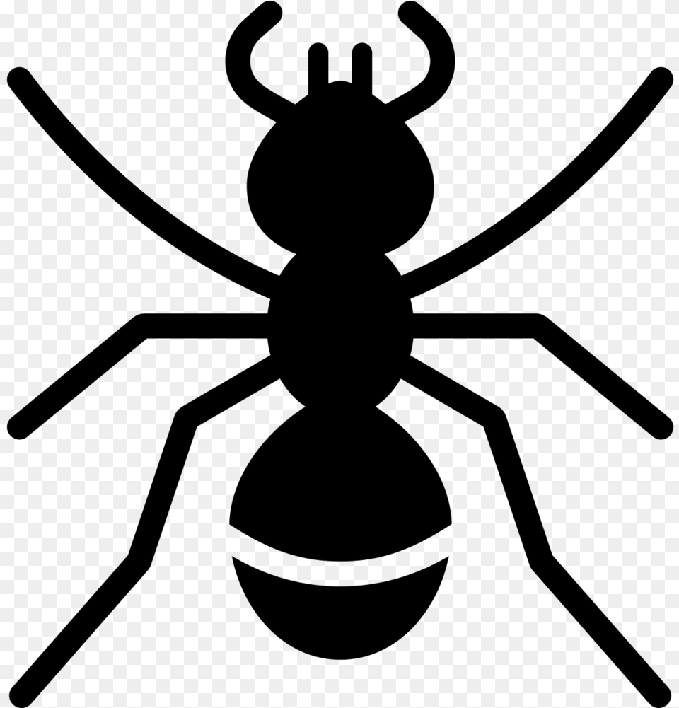 Noun Ant Red Ant Icon, Gray Free Png Download