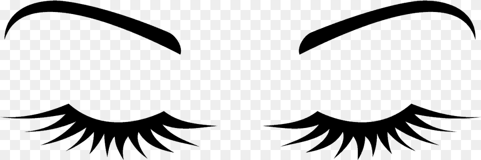 Noun Eyelashes Eyebrows And Eyelashes, Gray Free Transparent Png