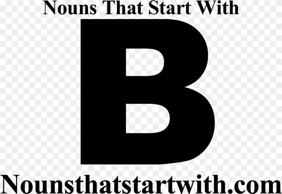 Nouns That Start With B Nouns That Start With E, Text, Symbol Free Png Download