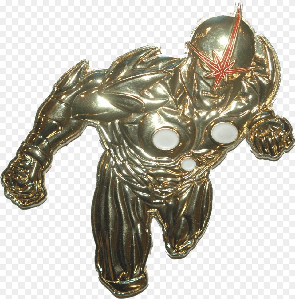 Nova Corps Got Your Six Thin Blue Line Museum Of Anne, Bronze, Accessories, Person, Gold Png