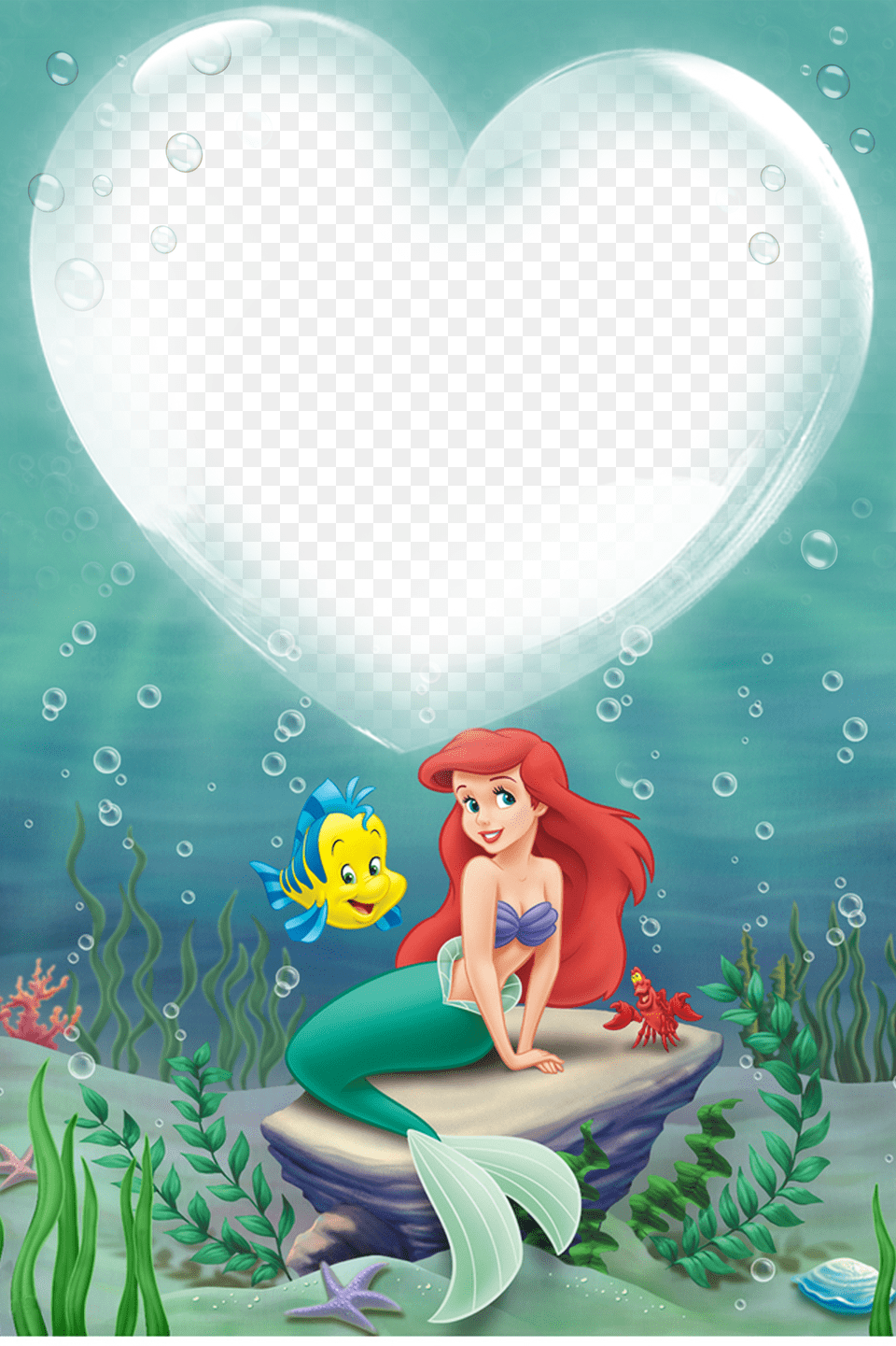 Nova De Molduras Das Princesas Disney Dizzy The Little Mermaid 3d Window View Decal Wall, Adult, Person, Female, Woman Free Png Download