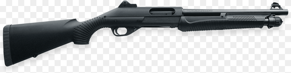 Nova Pump Action Shotgun Shown In Black Benelli Nova, Firearm, Gun, Rifle, Weapon Free Png