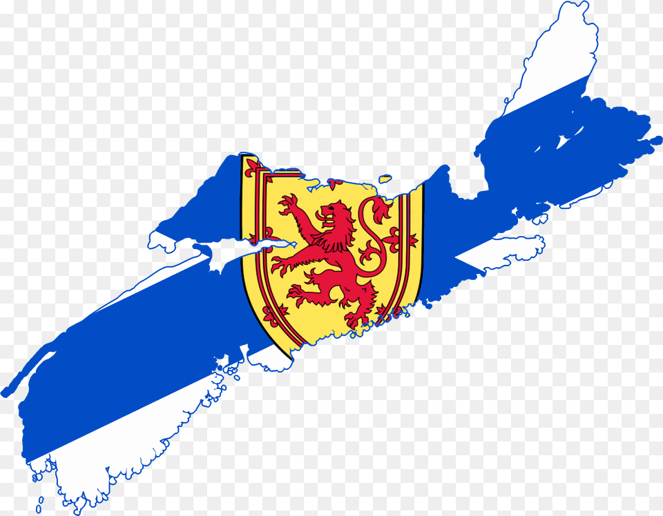 Nova Scotia Flag Province, Logo, Emblem, Symbol, Adult Free Png