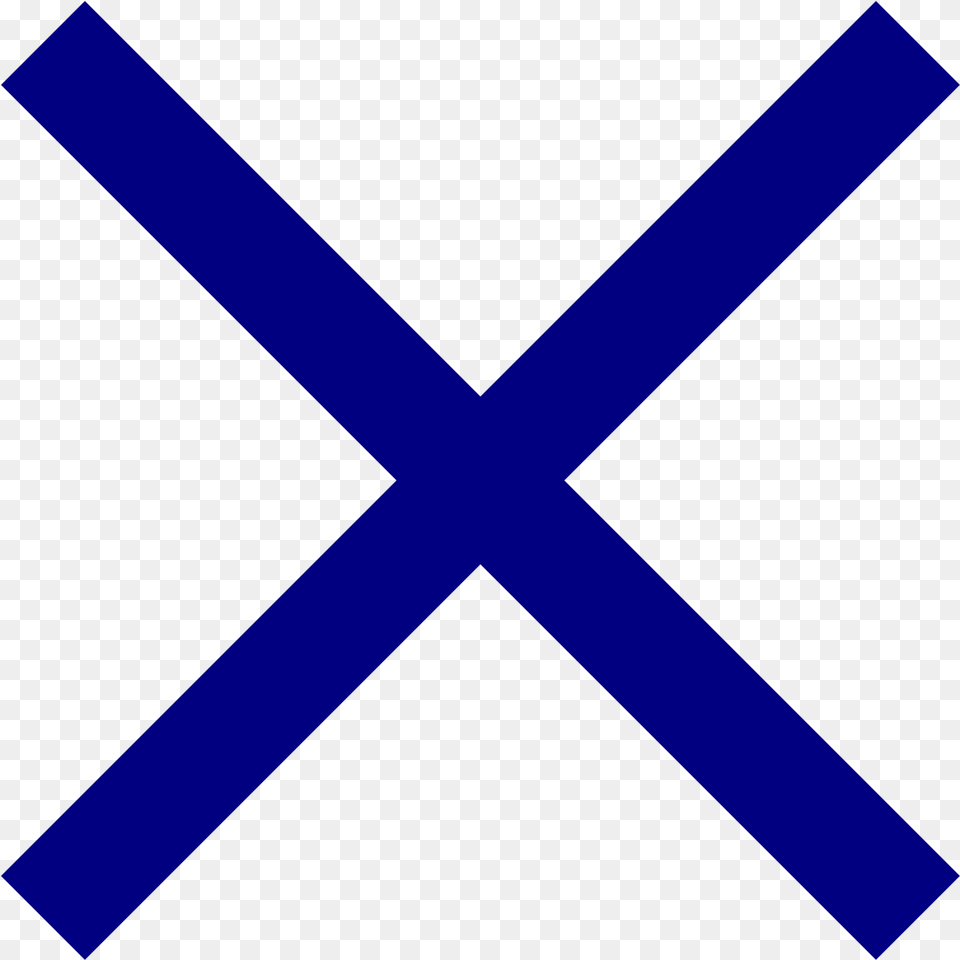 Nova Scotian Flag Without Crest, Symbol, Cross Free Transparent Png