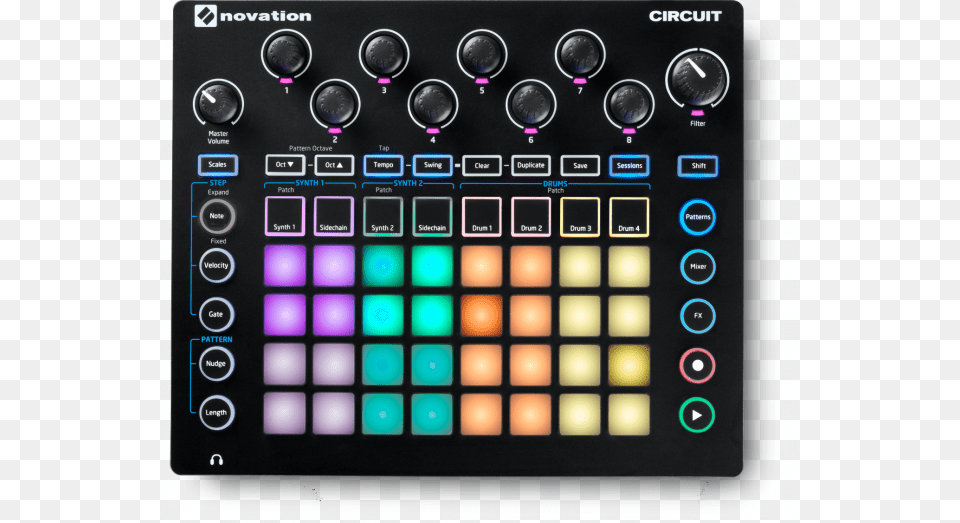 Novation Circuit, Paint Container, Electrical Device, Switch, Palette Free Transparent Png