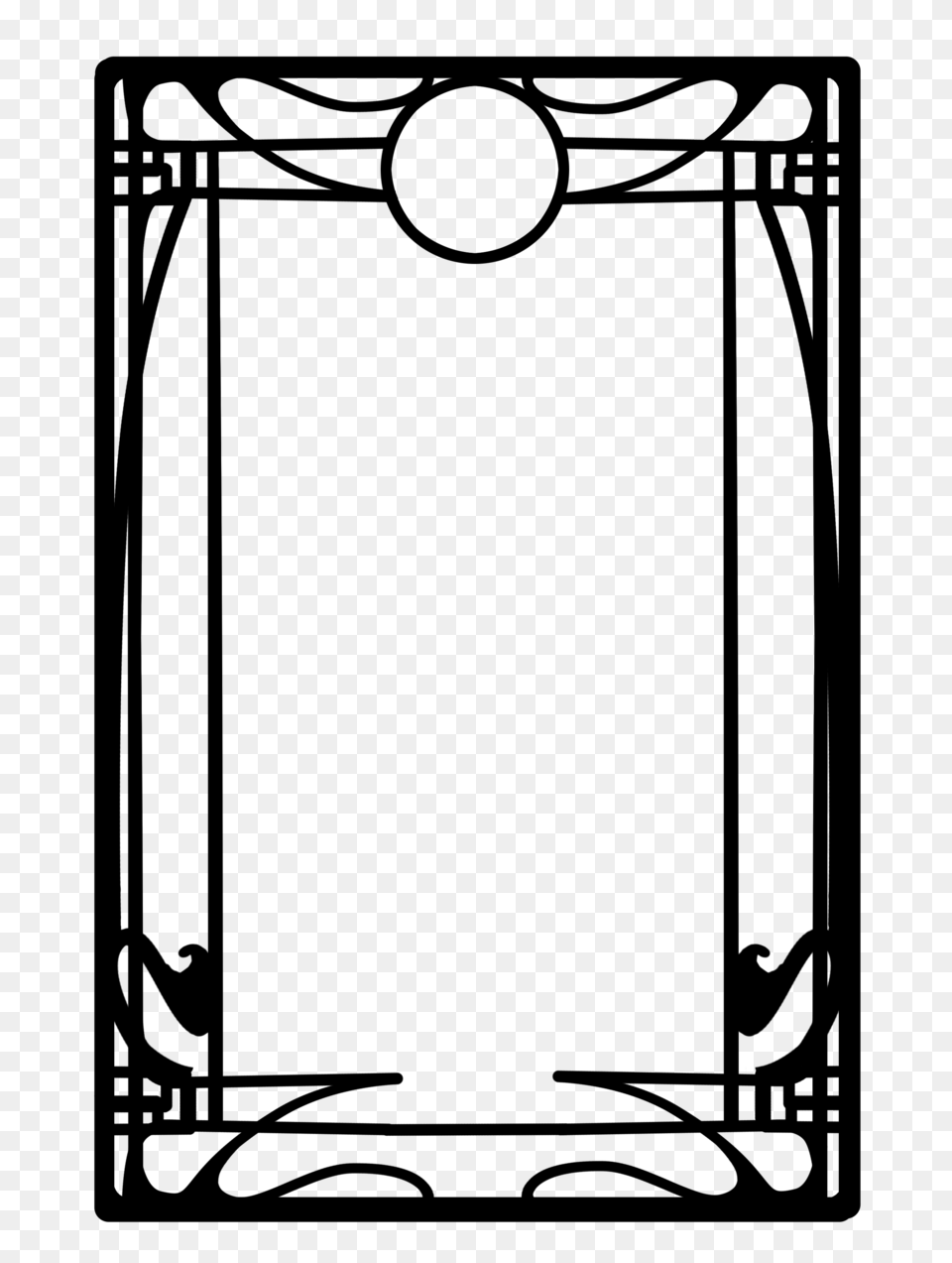 Noveau Frame Png