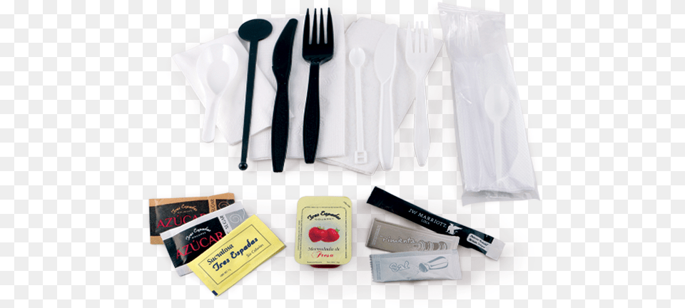 Novedoso Pack De Cubiertos En Combinaciones De Productos Caramel, Cutlery, Fork, Spoon, Blade Free Png
