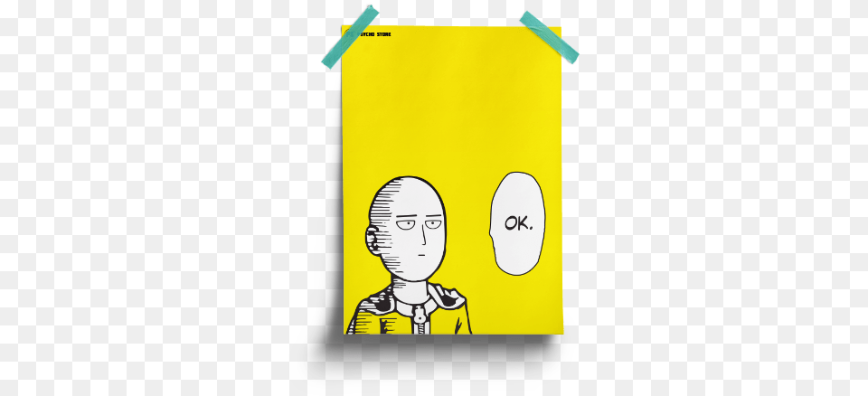 Novelty Design Custom Saitama One Punch Man Ok Mug, Book, Publication, Art, Baby Png Image