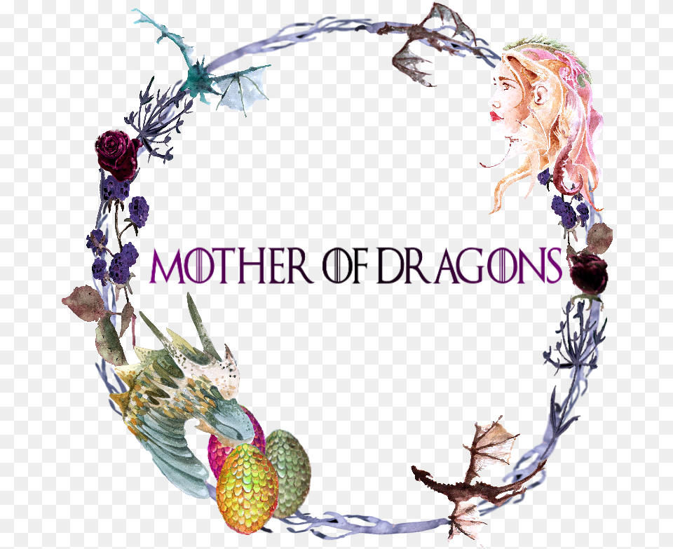 November Mother Of Dragons Illustration, Accessories, Person, Face, Head Free Png Download